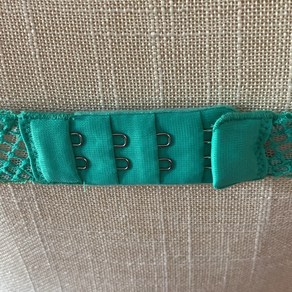 Victoria Secret Dream Angle Green lace push up- Pigeonnant wh Rhinestones bra - Picture 7 of 14